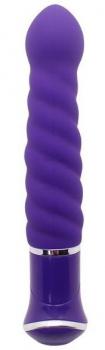 Фиолетовый спиралевидный вибратор ECSTASY Charismatic Vibe - 20,7 см.